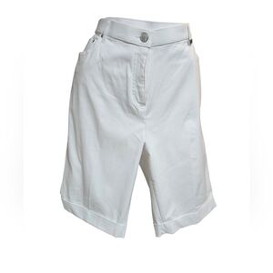 Tan Jay Women's White Shorts. Stretchy.